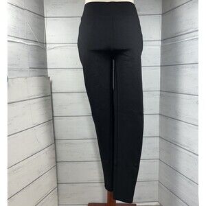 LOFT Women's Seamed Pointe Leggings Pull On Knit Stretch Polyester Black Size XS